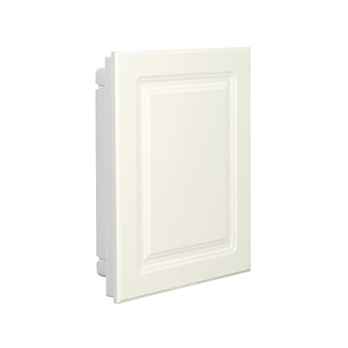 American Pride 9612RP1AR White Plastic 16" x 20" Medicine Cabinet, Recess Mount with Raised Panel Door, 16 x 20