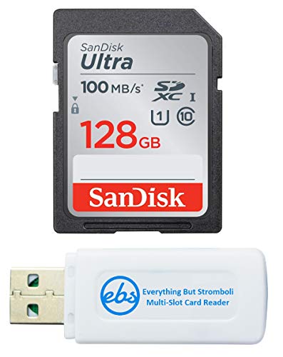 SanDisk 128GB SDXC SD Ultra Memory Card Works with Canon Powershot SX700 HS, SX710 HS, Elph 160 Camera UHS-I