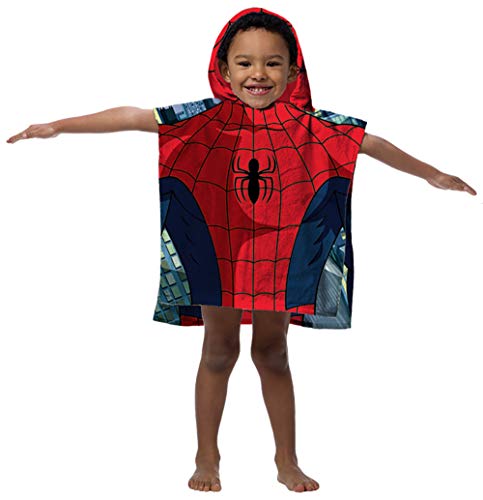 Jay Franco & Sons Jay Franco Hooded Towel, Spiderman Classic