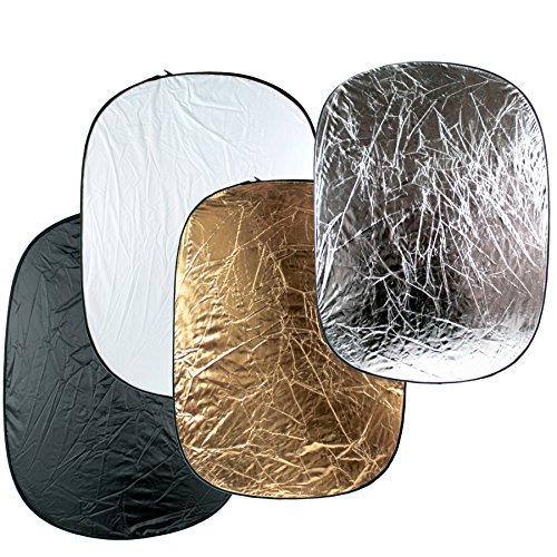 GOWA PBL 5 in 1 LIGHT REFLECTOR PANNEL DIFFUSION SILVER GOLD WHITE BLACK COLLAPSIBLE 24"X36" by PBL