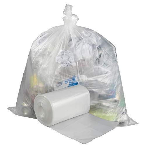 pekkyly MBRJFW8 Pekky Clear Trash Bags, 18 Gallon Compactor Bags, 70 Counts