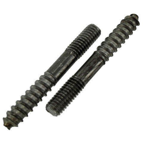 MIDWEST FASTENER 3/8"-16 X 4" Hanger Bolts (Pack of 12)