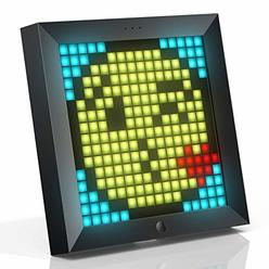 Divoom Pixoo Pixel Art Digital Frame with App Controlled 16X16 LED Screen (simultaneously connect up to 4pcs) Black