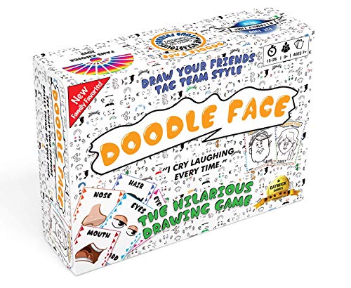 Gatwick Games Doodle Face Game - A Drawing Game for Families