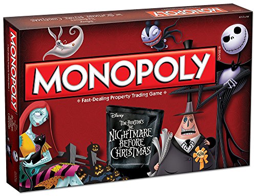 USAopoly Monopoly Tim Burton's The Nightmare Before Christmas Board Game