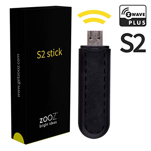 Zooz Z-Wave Plus S2 USB Stick ZST10, Great for DIY Smart Home (Use with Home Assistant, Open Z-Wave, or HomeSeer Software)