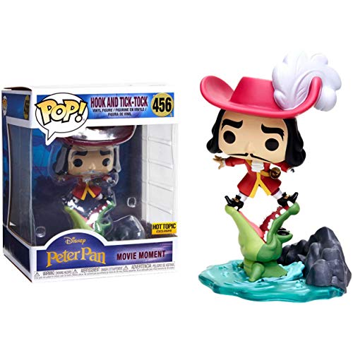 Funko POP Disney Peter Pan Hook and Tick Tock Movie Moment Hot Topic Exclusive 7 inch