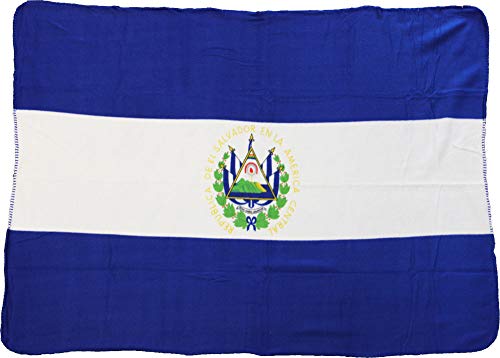 Flagline El Salvador - 50" x 60" Polar Fleece Blanket