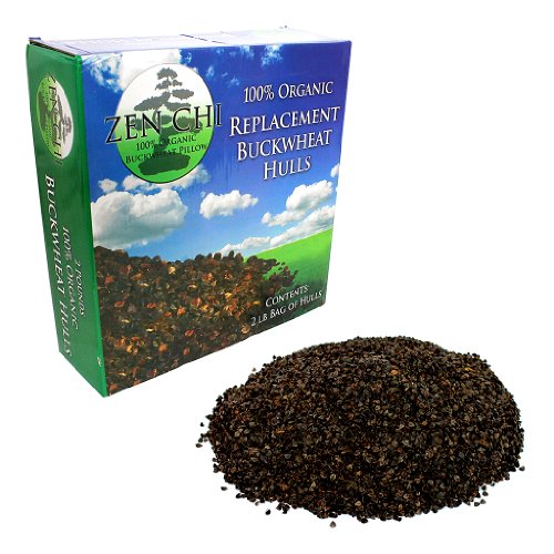 Buckwheat Pillow Replacement Hulls: Zen Chi 100% Organic Premium