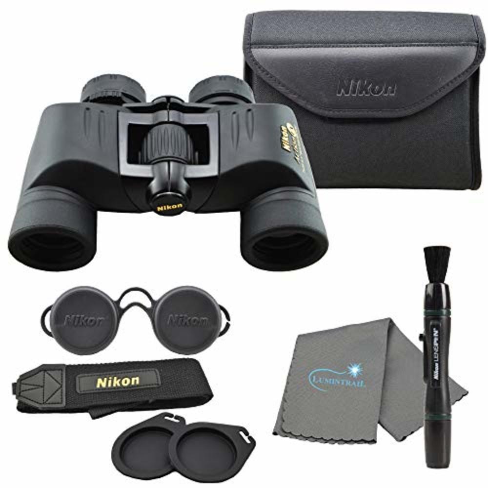 Nikon 7237 Action 7x35mm EX Extreme All-Terrain Binoculars Bundle with Nikon Lens Pen and Lumintrail Cleaning Cloth