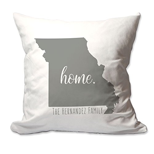 Pattern Pop Personalized State of Missouri Home Throw Pillow