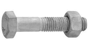Fastener Depot 1/2"-13 x 6-1/2" Hot Dipped Galvanized Hex Bolt w/Nuts, Grade A, Partial Thread, Quantity 25 - by Fastener Depot, LLC
