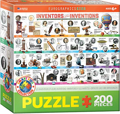 EuroPuzzles EuroGraphics Great Inventions Jigsaw Puzzle (200-Piece)
