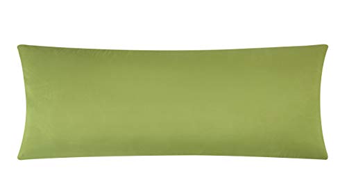 EVOLIVE Ultra Soft Microfiber Body Pillow Cover/Pillowcases 21"x54" with Hidden Zipper Closure (Sage, Body Pillow Cover