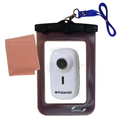 Gomadic Outdoor Gomadic Waterproof Carrying case Suitable for The Polaroid XS10 to use Underwater - Keeps Device Clean and Dry