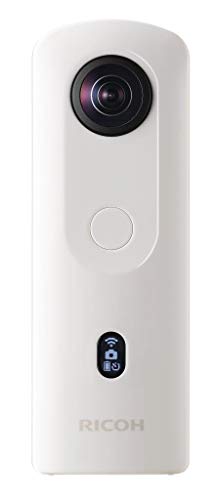Ricoh Theta SC2 WHITE 360Â°Camera 4K Video with Image Stabilization High Image Quality High-Speed Data Transfer Beautiful