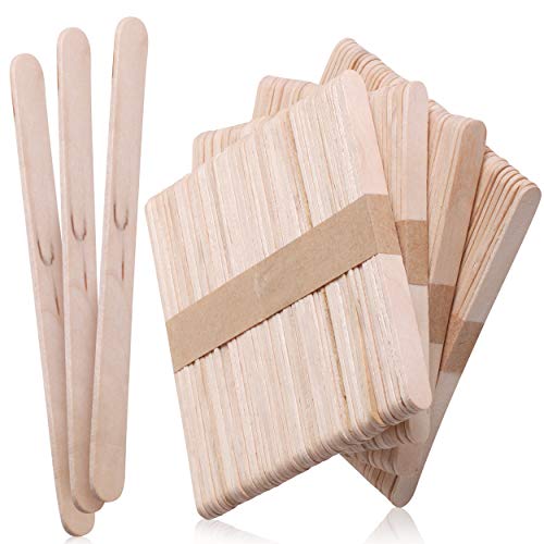 Mr. Pen- Popsicle Stick, Craft Sticks, 4.5 Inch, 200 Pack, Wax Sticks, Popsicle Stick Crafts for Kids, Wood Sticks, Wooden