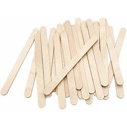 MBODM 50 Pcs Craft Sticks Ice Cream Sticks Natural Wood Popsicle Craft Sticks 3.38 inch Length Treat Sticks Ice Pop Sticks
