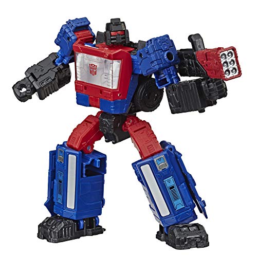 Transformers Toys Generations War for Cybertron Deluxe Wfc-S49 Crosshairs Figure - Siege Chapter - Adults & Kids Ages 8 & Up,