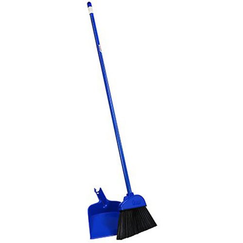 Quickie Angle Cut Broom and Dustpan