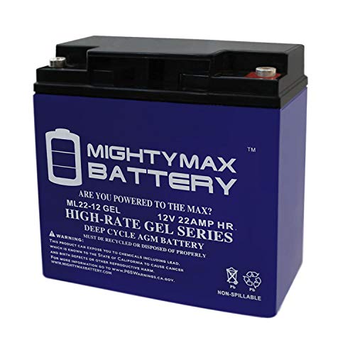 Mighty Max Battery 12V 22AH Gel Battery for Diehard Platinum 1150 Jump Start Brand Product