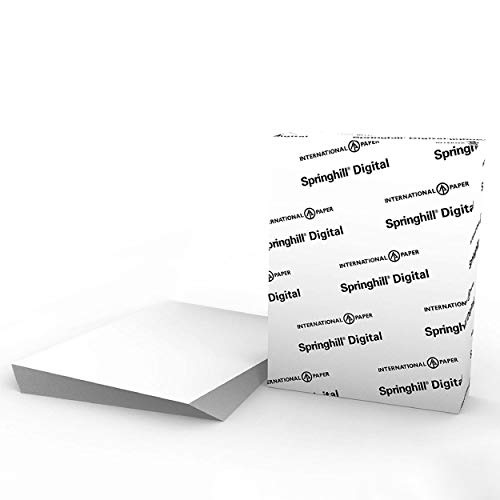 Springhill White 8.5â? x 11â? Cardstock Paper, 90lb, 163gsm, 250 Sheets (1 Ream) â?? Premium Lightweight Cardstock, Printer