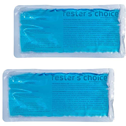Rester's Choice Gel Cold & Hot Packs (2-Piece Set)11â€ x 5.5â€ in. Reusable  Warm or Ice Packs for Injuries, Hip, Shoulder, Knee, Back Pain