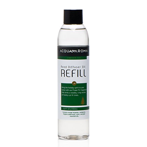 Acqua Aroma Fraser Fir Reed Diffuser Oil Refill 6.8 FL OZ (200ml