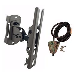 Cuddeback Genius Pan Tilt Lock Mount with Universal Trail Camera Adapter and Master Lock Security Cable
