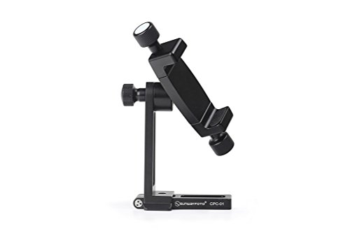 Sunwayfoto CPC-01 Arca / RRS Compatible Cell Phone Holder 56mm to 92mm / Mobile Phone Bracket Tripod Mount