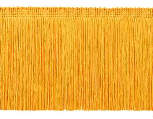 DCOPRO 11 Yard Value Pack of 4 Inch Long Chainette Fringe Trim, Style# CF04 Color: Flag Gold - FG (33 Feet / 10M)