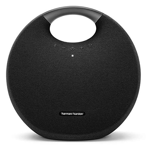 Harman Kardon Onyx Studio 6 Wireless Bluetooth Speaker - IPX7 Waterproof Extra Bass Sound System with Rechargeable Battery