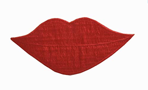 ETDesign 2339L 3 5/8" Red Lips Embroidery Iron On Applique Patch