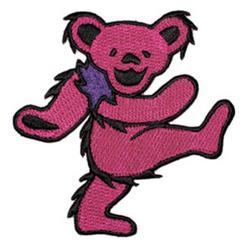 C&D Visionary Application Dancing Bear Pink Patch