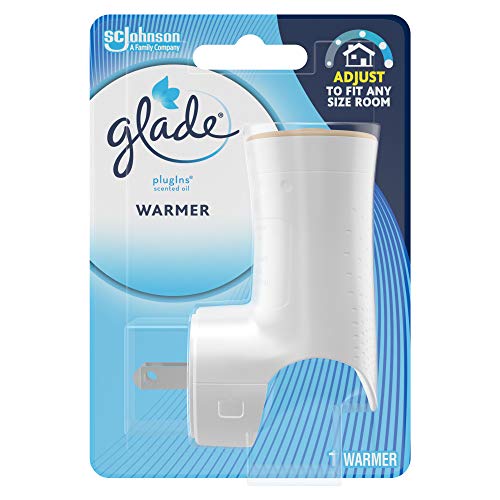 Glade PlugIns Air Freshener Warmer, Scented and Essential Oils for Home and Bathroom, Up to 50 Days on Low Setting