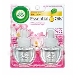 Airwick Air Wick White Lilac Scented Oil, (Blend of Cherry & Magnolia blossom combined with elegant Jasmine & apple notes) 0.67 oz,