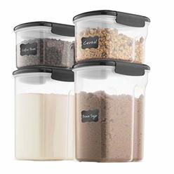 FineDine Airtight Food Storage Containers With Lids - BPA Free Plastic Kitchen Pantry Storage Containers - Dry Food Storage Containers
