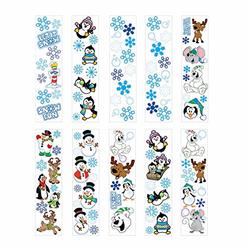 Fun Express - Winter Sticker Assortment (100 Sheets) for Winter - Stationery - Stickers - Stickers - Sheets - Winter - 100