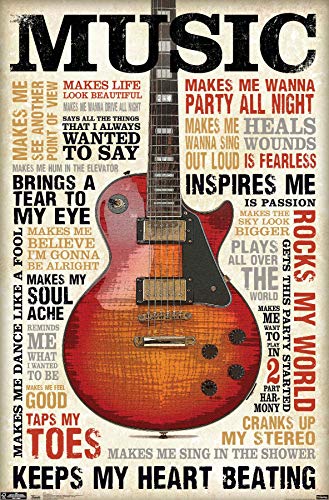 Trends International Music Inspires Me 22.375" x 34" Wall Poster
