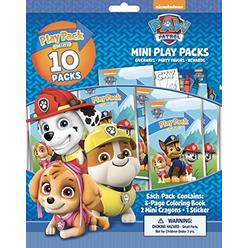 Nickelodeon Bendon Paw Patrol 10 Mini Play Packs, 36 months to 144 months