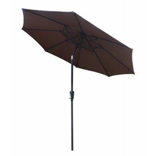 MARCH Products FS Steel Umbrella, 9', Brown