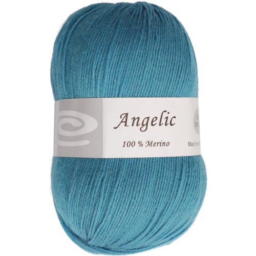 Elegant Yarns Angelic Yarn, Sea Blue