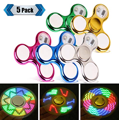 Zappelstifte Für Jugendliche, Zappelstifte Für Erwachsene | Blinkender LED Licht Fidget Spielzeugstift,Fingerspitzen Spinner, Bruchsicherer Kreativer