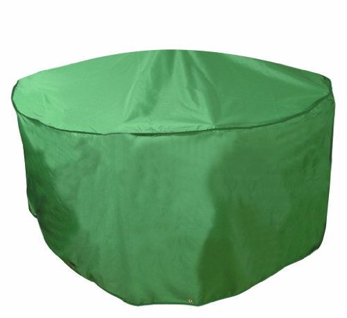 Bosmere Weatherproof Round Table & Chairs Cover, 108" Diameter x 33" High, Green