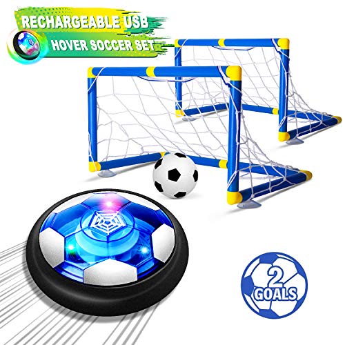 Aokesi Kids Toys Hover Soccer Ball Set with Goals, Air Soccer