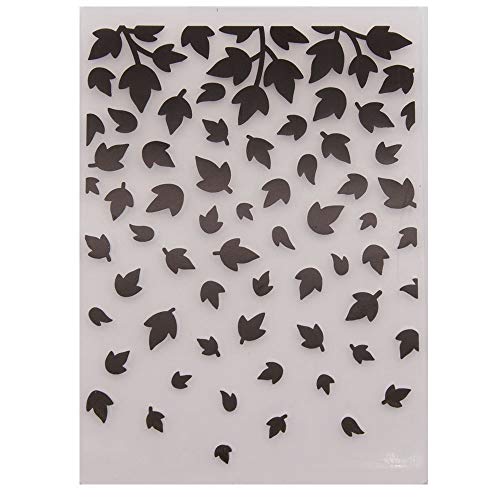 arriettycraft Leaves Maple Leaves Fall Background Plastic Embossing Folder For Scrapbook DIY Album Card Tool Plastic Template Folders