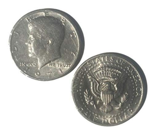 London Magic Works Genuine US Double Heads and Double Tails Half Dollars with Instructions for Switching The Coins