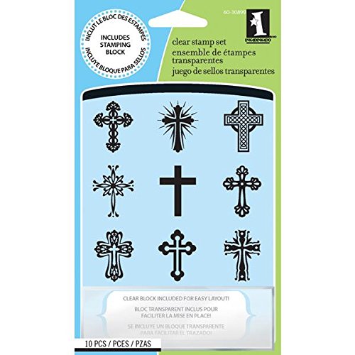 Inkadinkado Clear Stamps, Crosses Inchies