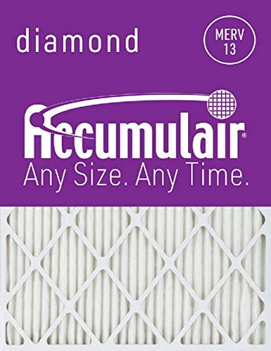 Accumulair Diamond 20x24x1 (19.5x23.5) MERV 13 Air Filter/Furnace Filters (6 pack)