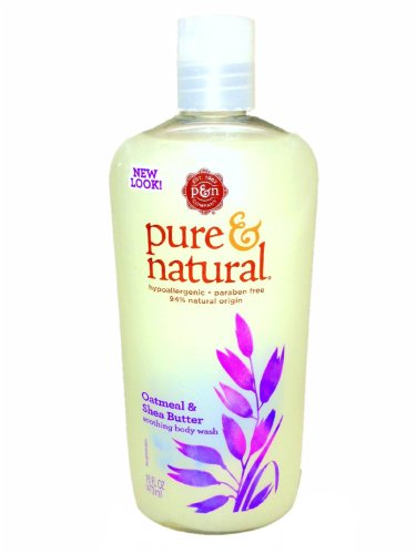 Pure & Natural Body Wash Oatmeal and Shea Butter 16 Fl Oz